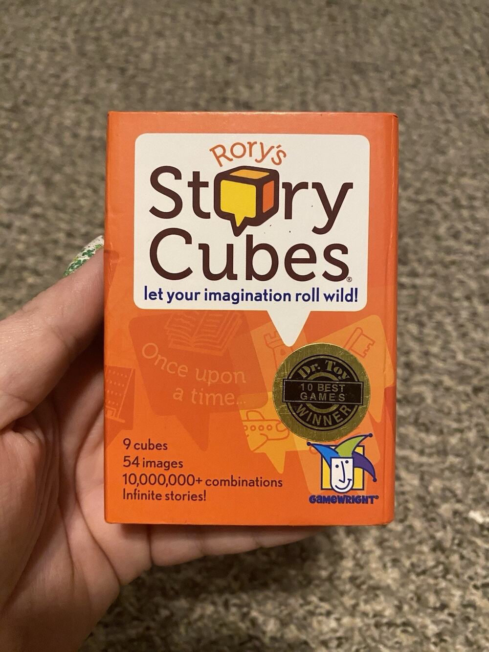 Rory's Story Cubes: Let your Imagination roll wild! Games. GameWright.